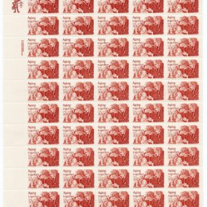 Scott #2011 Aging Together Sheet of 50 Stamps - MNH P#4 LL