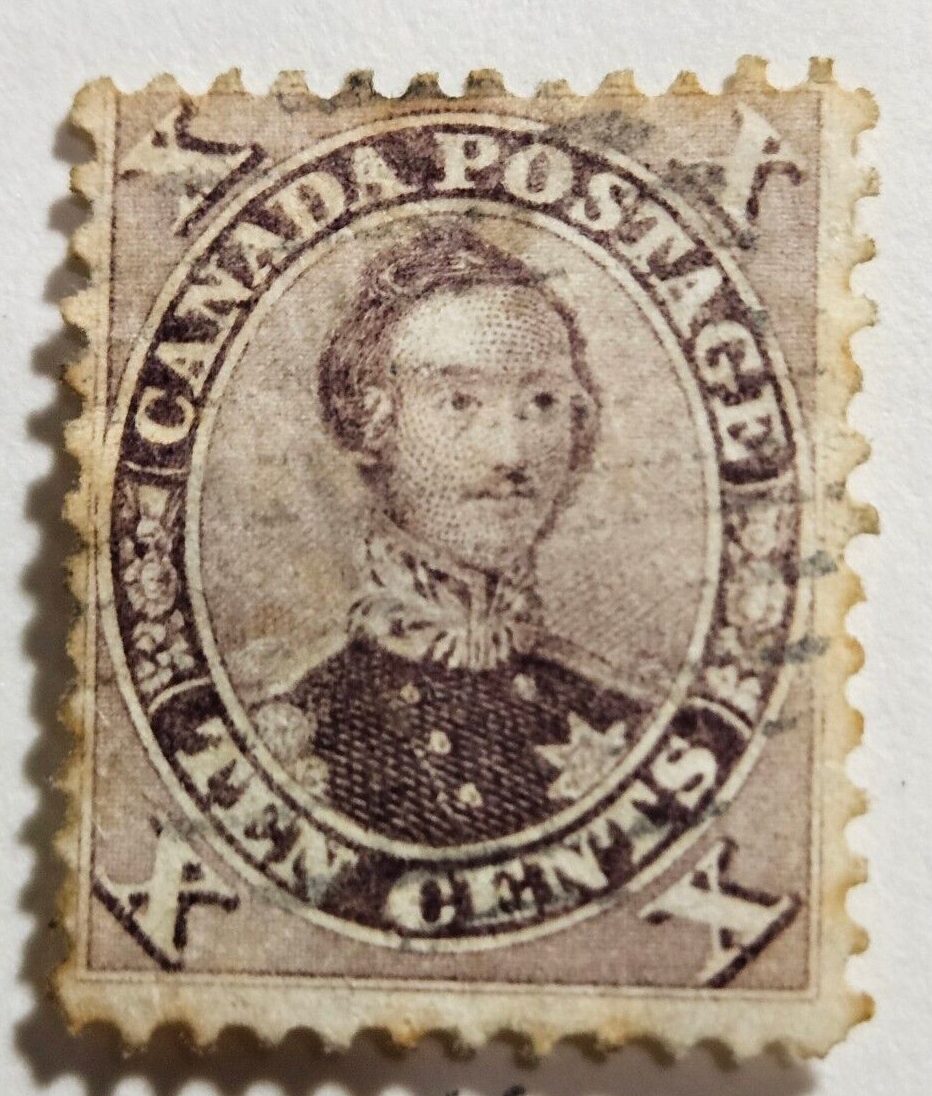Stamp Canada Province 1859 "Prince Albert" A9 #17b Used