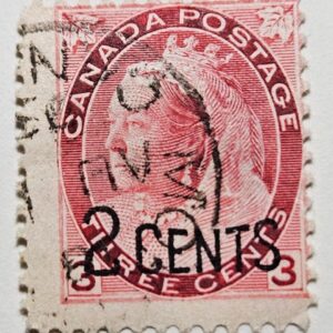Stamp Canada Overprint of 1899 A32 #88 used