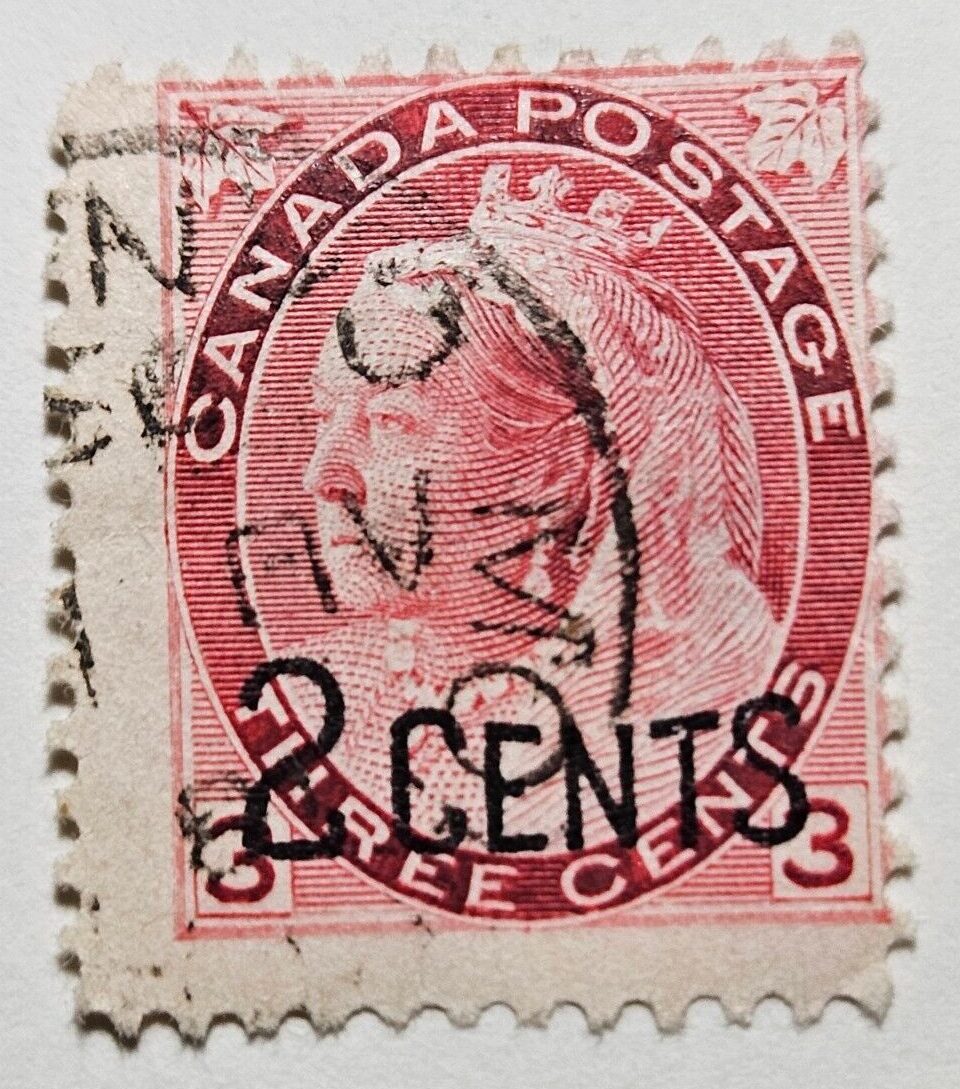 Stamp Canada Overprint of 1899 A32 #88 used