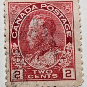 Stamp Canada 1922 "King George V" A43 #106 carmine used