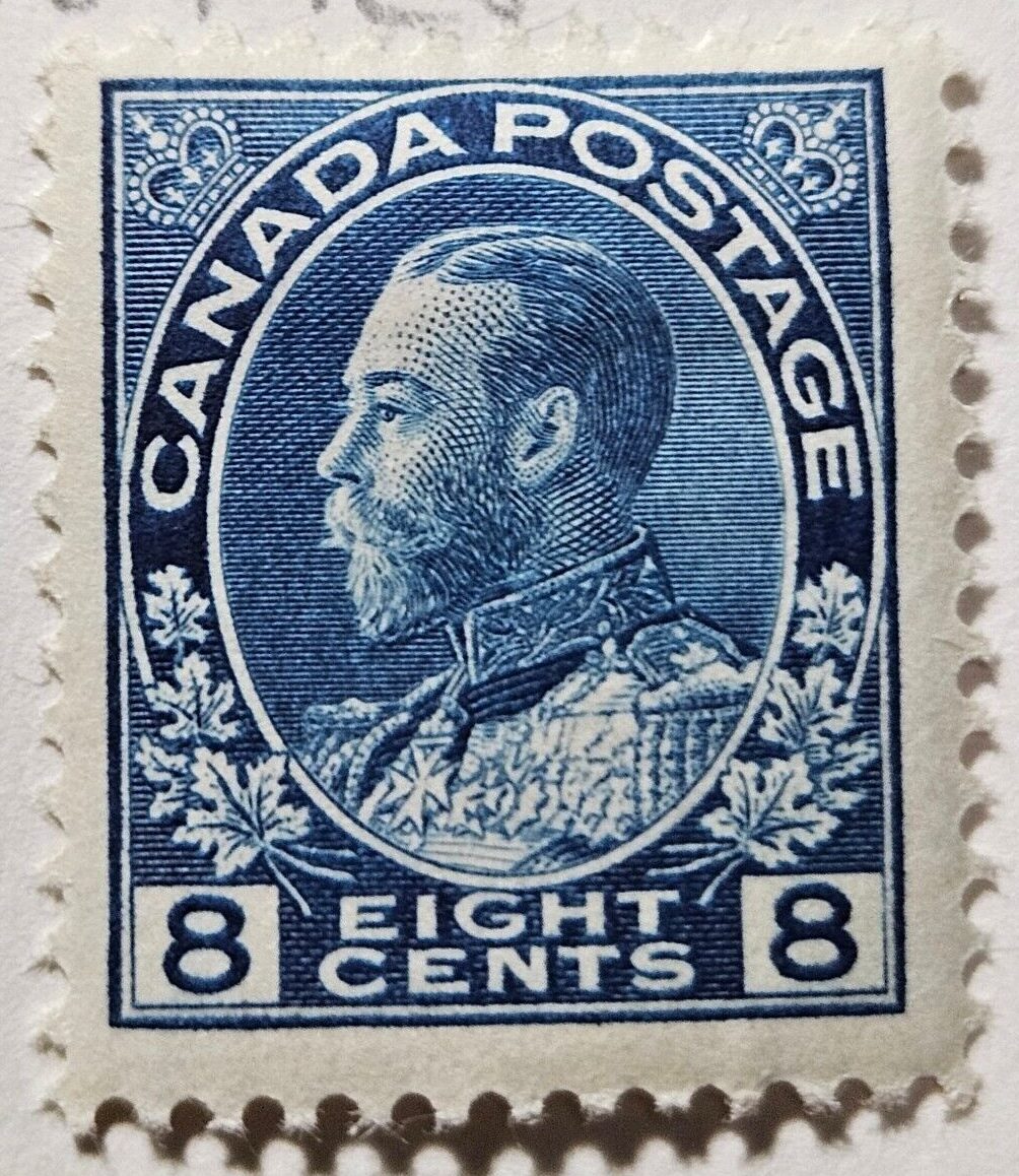 Stamp Canada 1925 "King George V" A43 #115 blue MLH