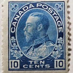 Stamp Canada 1922 "King George V" A43 #117 blue MLH
