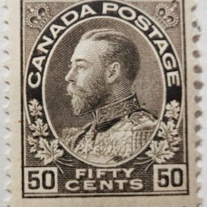 Stamp Canada 1925 "King George V" A43 #120 black brown MLH