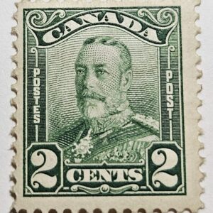 Stamp Canada 1928 "King George V" A53 #150 green MLH