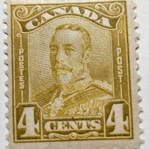 Stamp Canada 1928 "King George V" A53 #152 bister MLH