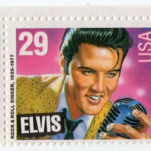 Scott #2721 Elvis Presley King of Rock & Roll Block of 3 Stamps - MNH