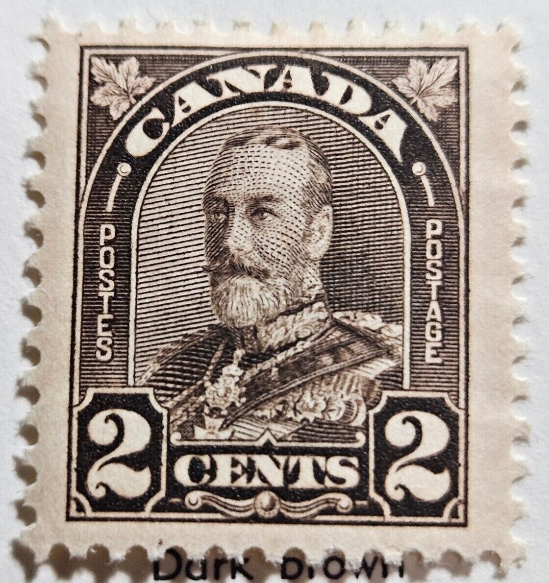 Stamp Canada 1930 King George V A53 #166 MLH