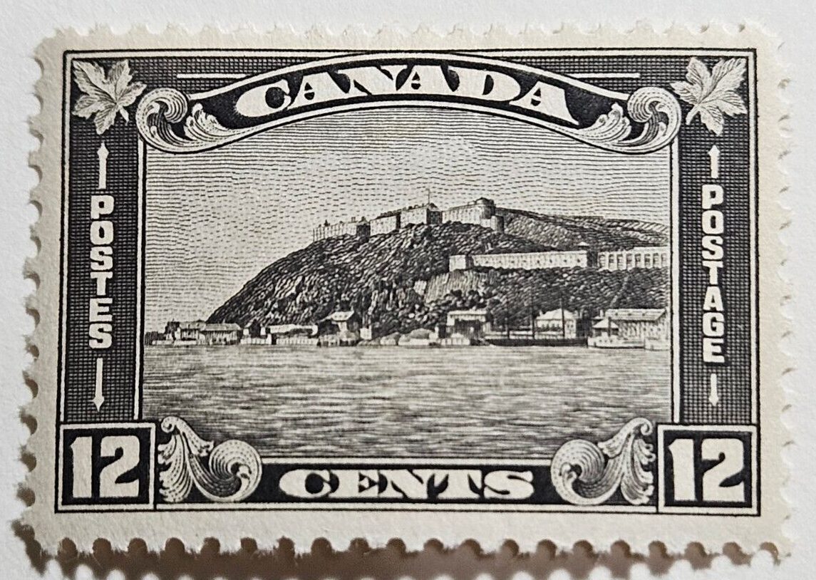 Stamp Canada 1930 The Citadel at Quebec A61 #174 MLH