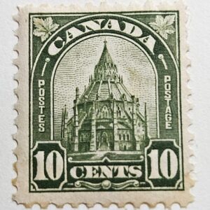 Stamp Canada 1930 Parliament Library A60 #173 MLH