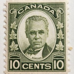Stamp Canada 1931 Sir George Eitenne Cartier A65 #190 MLH