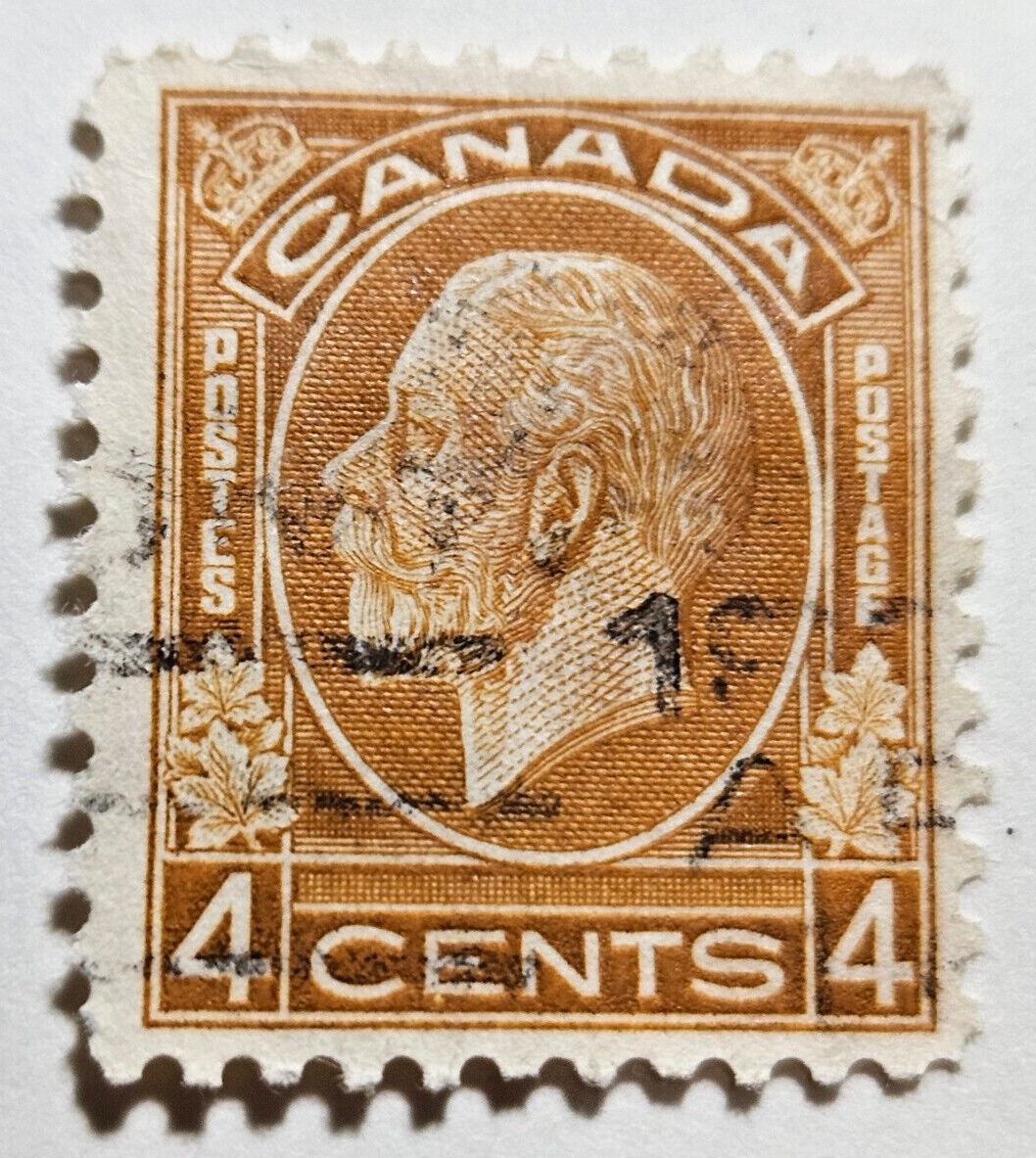 Stamp Canada 1932 King George V A69 #198 used