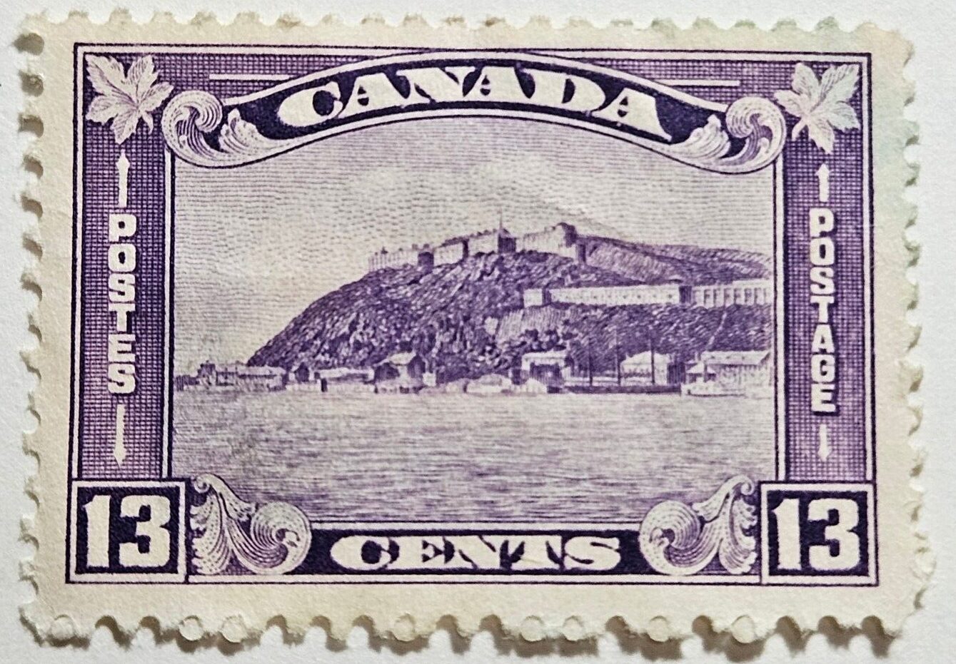 Stamp Canada 1932 Old Citadel at Quebec A61 #201 MLH