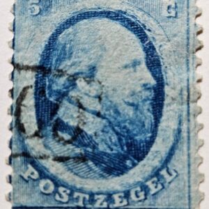 Stamp Europe Netherlands Series of 1864 King William III A2 #4 used