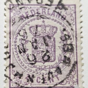 Stamp Europe Netherlands Series of 1869-71 Coat of Arms A4 #22 used