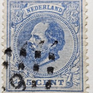 Stamp Europe Netherlands Series of 1872-88 King William III A5 #23 used