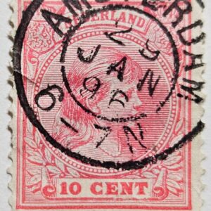 Stamp Europe Netherlands Series of 1891-94 Queen Wilhelmina A8 #43 used