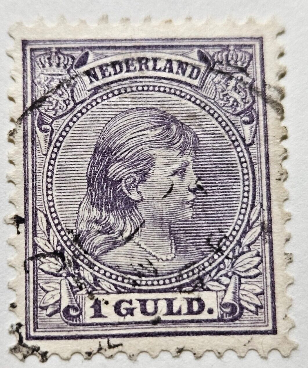Stamp Europe Netherlands Series of 1891-94 Queen Wilhelmina A8 #50 used