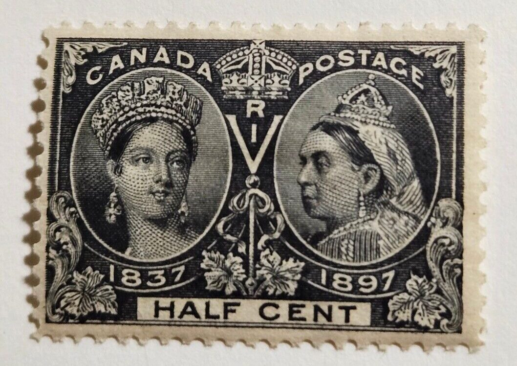 Stamp Canada Queen Victoria Jubilee Issue 1897 1/2 cent A30 #50 MLH