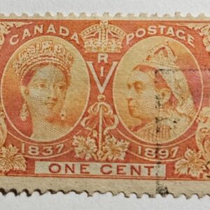 Stamp Canada Queen Victoria Jubilee Issue 1897 1cent A30 #51 used