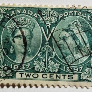 Stamp Canada Queen Victoria Jubilee Issue 1897 2c A30 #52 used