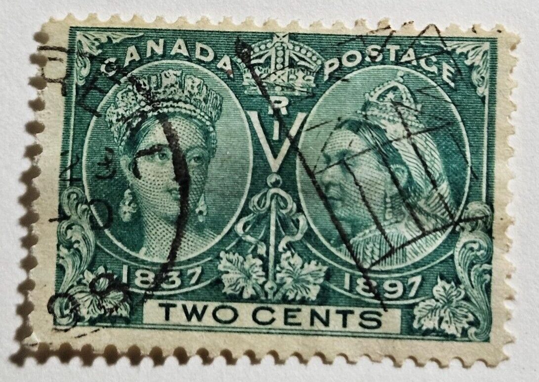 Stamp Canada Queen Victoria Jubilee Issue 1897 2c A30 #52 used