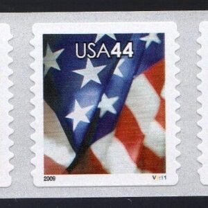 Scott #4395 Waving Flag Plate Number Coil (PNC5) of 5 Stamps - MNH P#V1111