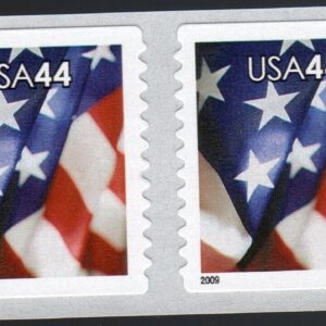 Scott #4395 Waving Flag Coil Pair of Stamps - MNH