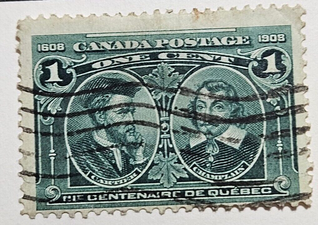 Stamp Canada 1908 Quebec Tercentenary Issue A36 #97 used