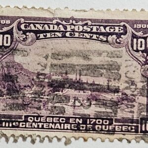Stamp Canada Quebec Tercentenary Issue A40 #101 dark violet used