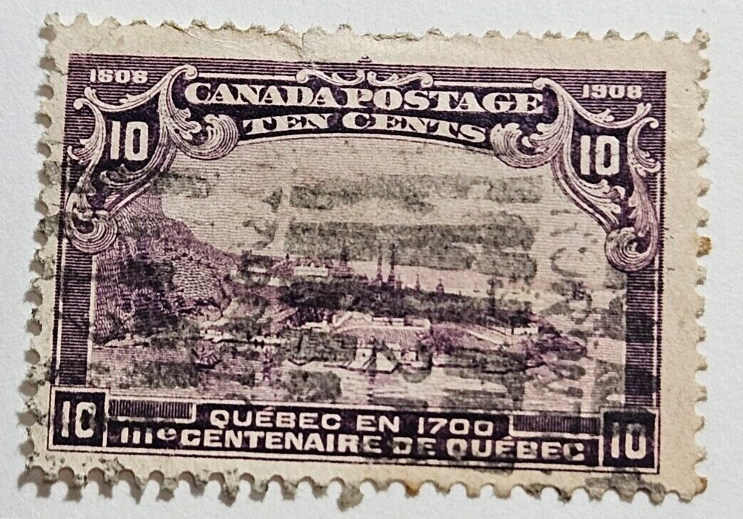 Stamp Canada Quebec Tercentenary Issue A40 #101 dark violet used