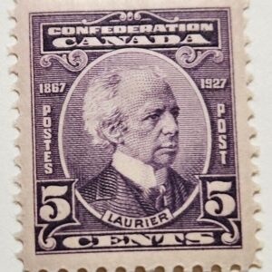 Stamp Canada 1927 60th Anniversary of Confederation A48 #144 violet MLH