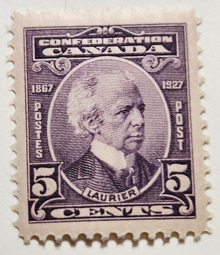 Stamp Canada 1927 60th Anniversary of Confederation A48 #144 violet MLH