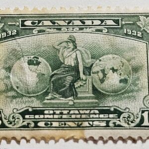 Stamp Canada 1932 Imperial Conference Issue A68 #194 Deep Green MLH