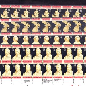 Scott #2412-2413-2414-2415 Constitutional Series Plate Block of 20 Stamps - MNH