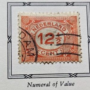 Stamp Europe Netherlands Series of 1921 A17 107-109 used