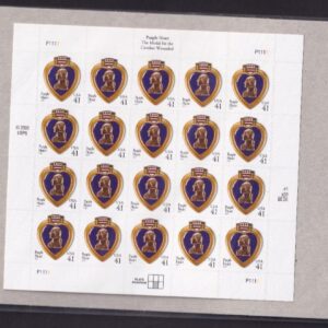 Scott #4164 Purple Heart Sheet of 20 Stamps - Sealed