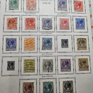 Stamp Europe Netherlands Series of 1926-39 A23 #172-183, 185, 187-193 used & MLH