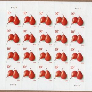 Scott #5178 Red Pears Full Sheet of 20 Stamps - MNH