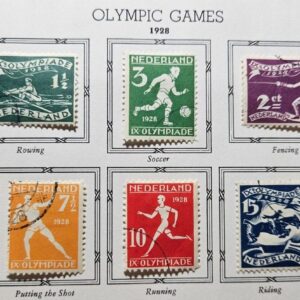 Stamp Europe Netherlands 1928 Olympic Games Semi-Postal SP23-30 B25-32 used +