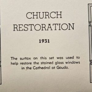 Stamp Europe Netherlands 1931 Church Restoration B48-49 MLH