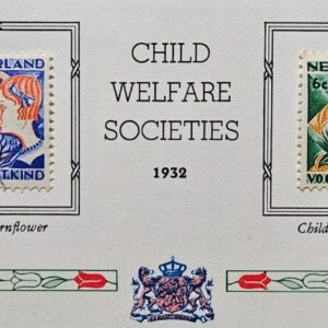 Stamp Europe Netherlands 1932 Child Welfare Societies B58-60 MLH B61 used