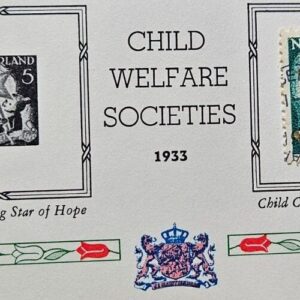 Stamp Europe Netherlands 1933 Child Welfare Societies B66, B68-69 used