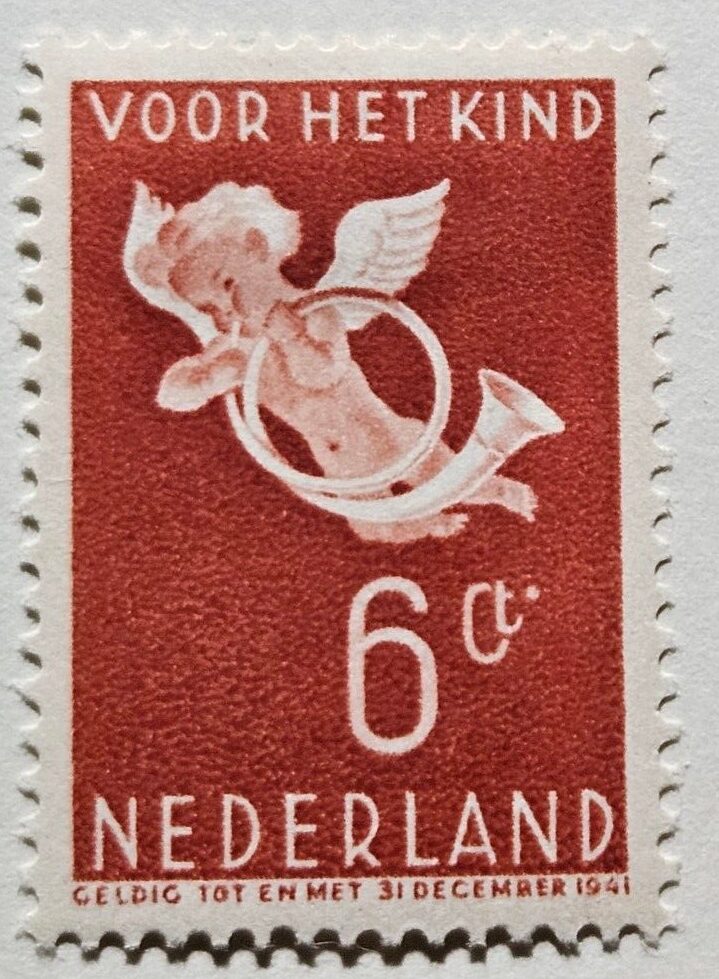Stamp Europe Netherlands 1936 Cherub SP74 B92 MLH