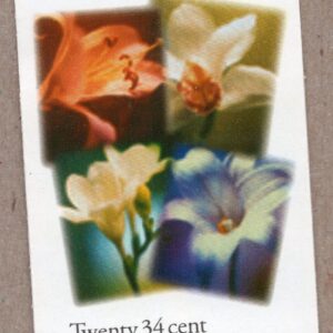 Scott #BK284 (3487-3490) 4 Flowers Booklet of 20 Stamps - MNH