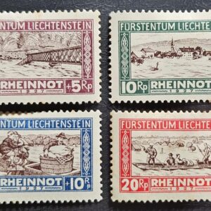 Stamp Europe Liechtenstein 1928 Semi-Postal B7-10 MH