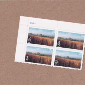Scott #c136 Nine-Mile Prairie Plate Block of 4 Airmail Stamps - Sealed P#P44444