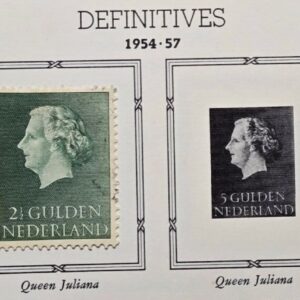 Stamp Europe Netherlands 1954-57 Queen Juliana A83 #361, 2 & 4 used