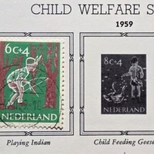 Stamp Netherlands 1959 Child Welfare Societies B331, 332, 334 used