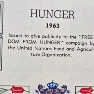 Stamp Europe Netherlands 1963 Hunger A95 #413-414 MLH